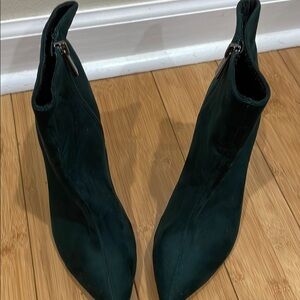 BCBGeneration Green Heeled Boots Sleek Design